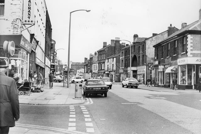 This area of Church Street was set for major redevelopment in 1986. A number of council-owned properties would be demolished ready for future development