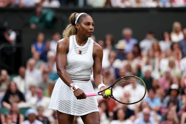 Serena Williams lost in the first round at Wimbledon