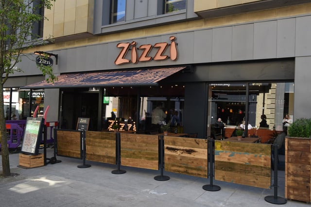 Zizzi also has a seated area outdoors.