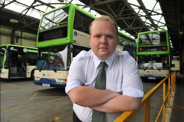 Thomas Calderbank says Preston Bus is trying to recruit more drivers to address shortages.