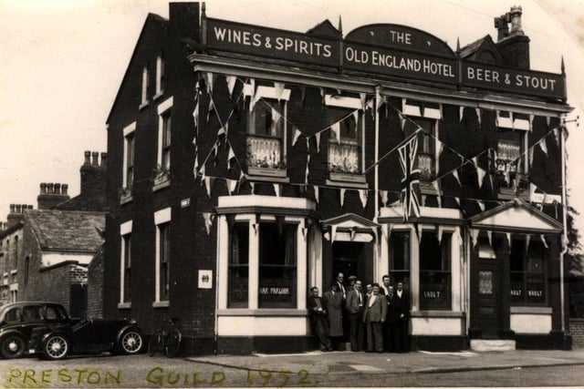 This fantastic image was taken during Guild Week in 1952 and is of The Old England Hotel in Ribbleton Lane. It was sent in by A Robinson of Liverpool Road, Penwortham, whose father, Jack, was the landlord and can be seen on the photo third from the left. A real hark back to the glory days of this resplendent looking pub which finally closed its doors in 1999