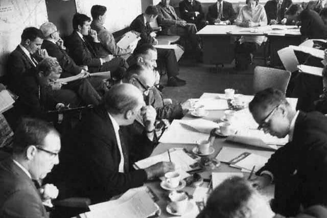 Barbara Castle, Meeting in Preston.
Barbara Castle as Minister for Transport was In office from the 23rd of December 1965 to the 6th of April 1968