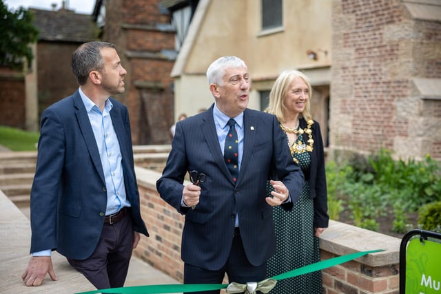 Chorley MP Sir Lindsay Hoyle cut the ribbon at the grand reopening of the hall yesterday.