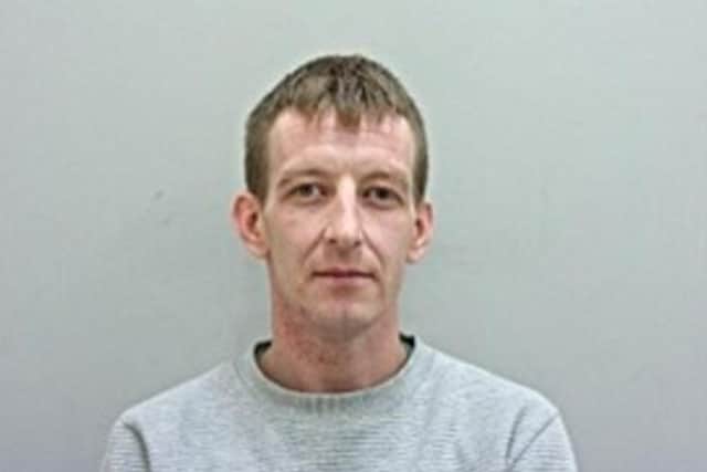Have you seen Alex Rigby, pictured, from Bolton? He is wanted in relation to a burglary which occurred in Preston (Credit: Lancashire Police)