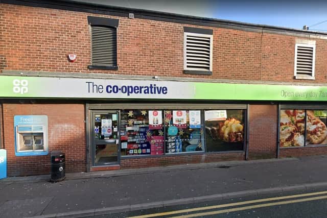 Staff at the Co-op in Plungington were held at knifepoint when a man robbed the store early this morning (Wednesday, May 4)