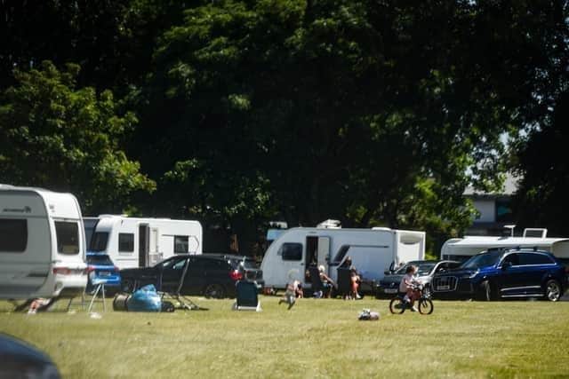 Photo of a travellers site.
