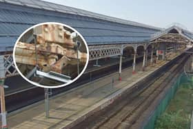 There have been a number of "failures" of cast iron elements of the Preston railway station roof in recent years, as age starts to take its toll on the 143-year-old structure (images:  WSP/Network Rail)
