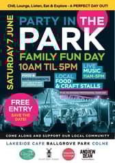 Party in the Park 7th June Colne