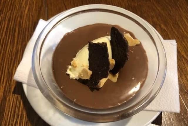 A chocolate lover's dream dessert.