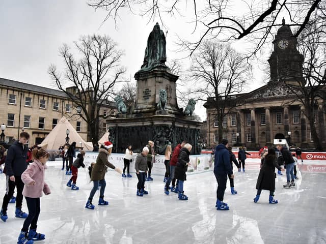 Lancaster on Ice is an annual winter wonderland and award-winning outdoor ice skating event held in Dalton Square