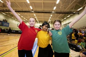14 pictures from the Preston Primary Schools Indoor Athletics Finals.