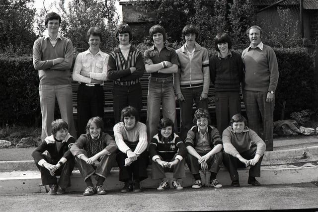 The newly formed Preston Youth Bowling team. Front, from left: Paul Newsham, Barry Sutton, John Nowell, Andrew Fairclough, Peter Hadfield, Keith Bond. Back: Philip Scott, Jimmy Turner, Thomas Ashcroft, Glen Swarbick, Mick Nelson, Stephen Halsall, Roy Hatsell (manager)