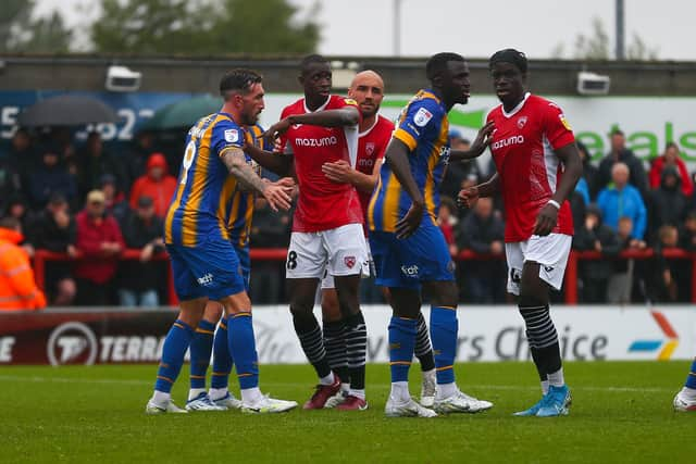 Morecambe had a goalless draw against Shrewsbury Town last weekend Picture: Jack Taylor/Morecambe FC