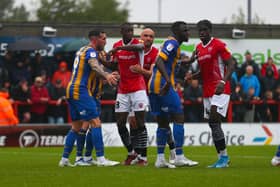 Morecambe had a goalless draw against Shrewsbury Town last weekend Picture: Jack Taylor/Morecambe FC