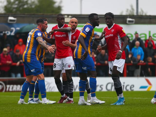 Morecambe had a goalless draw against Shrewsbury Town last weekend Picture: Jack Taylor/Morecambe FC