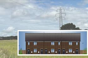 Maisonettes will form a large part of the proposed new estate off Sidgreaves Lane in Cottam (images: Mosaic Town Planning [main] and Breck Homes [inset], via Preston City Council's planning portal)