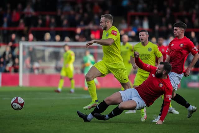 Lancaster City drew at FC United of Manchester last weekend Picture: Phil Dawson