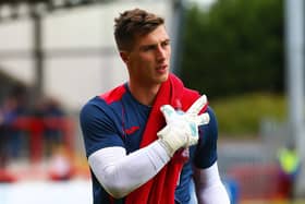 Morecambe keeper Stuart Moore Picture: Jack Taylor