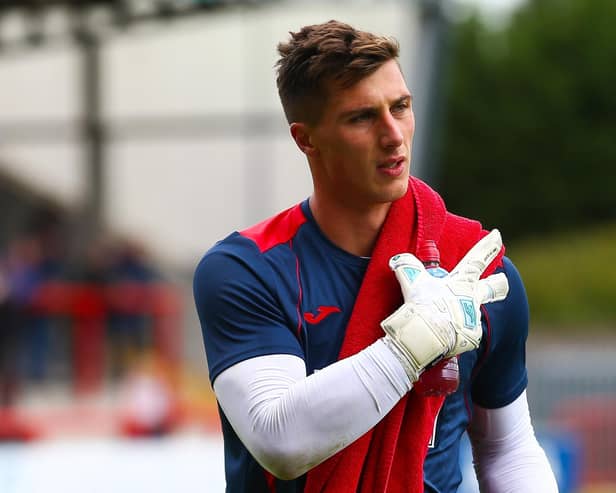 Morecambe keeper Stuart Moore Picture: Jack Taylor