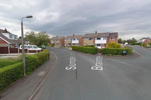 The youngster was flown to hospital in a serious condition after he was hit by a van in Sumpter Croft, off Kingsfold Drive, at around 4.15pm. Police closed the road, close to Bilsborough Hey cul-de-sac, while officers and paramedics worked at the scene. (Photo by Google)