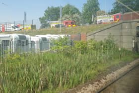 Emergency services were called to an incident near Lostock Hall railway station (Credit: Steve Downie)