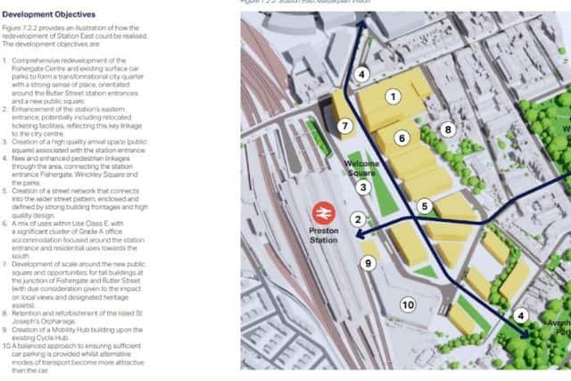 The objectives of the new Station Quarter plan