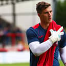 Morecambe keeper Stuart Moore missed their win against Tranmere Rovers Picture: Jack Taylor