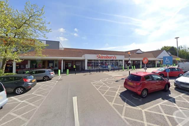 The undercover police sting took place inside the Sainsbury's store in Deepdale on Tuesday afternoon (May 3)