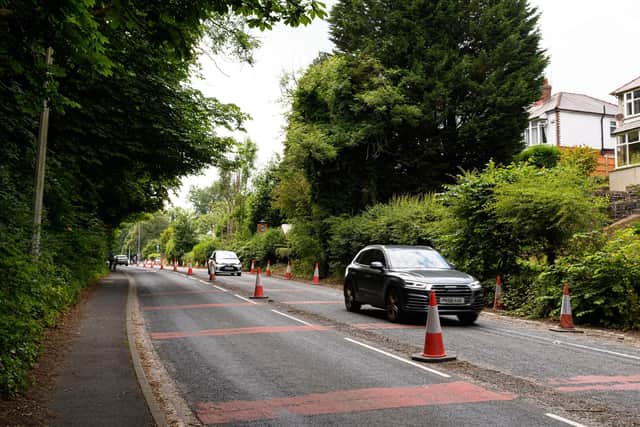 Work to stabilise the embankment over the summer would see the road returned to two lanes Preston-bound and one heading downhill towards the M6 - but should it really go back to that layout?