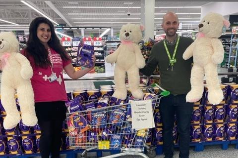 Staff at Asda's Fulwood branch donated a trolley-full of eggs.
Roya Armstrong (in pink), said: "“An egg or colouring set might seem a small thing but its impact on the child who receives it can be massive. In turn, their smiles and joy brings happiness to their families. It’s wonderful to see. We are very grateful.”