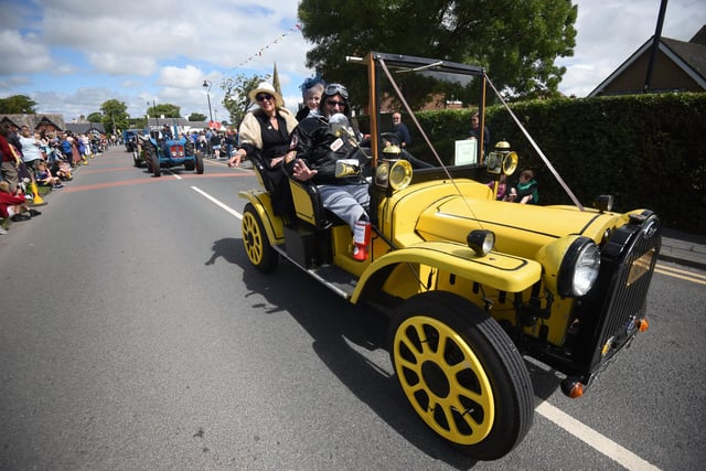Event organiser John Ayers said: "I think the weather was kind to us - it poured down ovenright and cleared by 11am. There was a good crowd of people who turned out to take part and watch the procession."