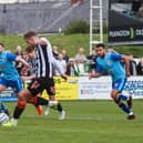 Jacob Blyth scores from the spot in Chorley's 2-1 home defeat By Alfreton Town (photo: Stefan Willoughby)