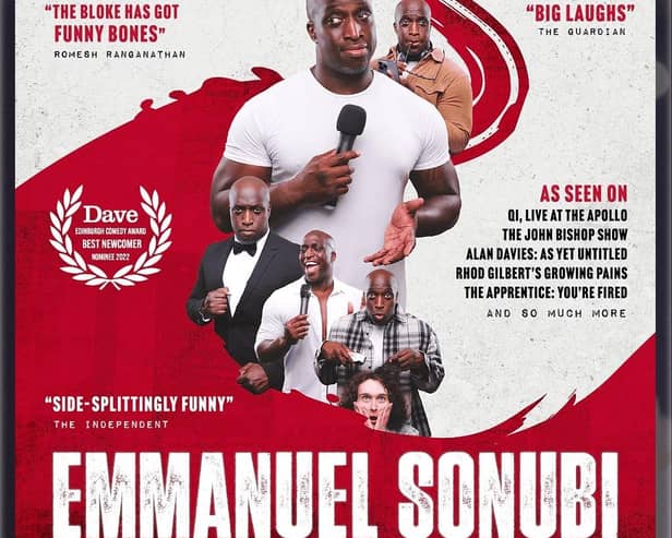Emmanuel Sonubi tour poster