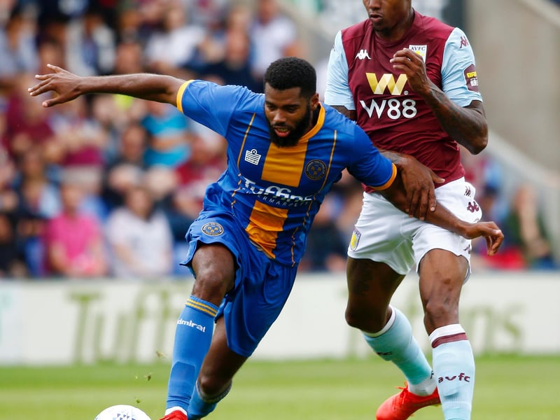 A lightening quick and powerful central defender for Shrewsbury, he featured at England age group levels while on the books of Manchester United. The 22-year-old has been an automatic choice for the Shrews this season, making 43 appearances. Picture: Morgan Harlow/Getty Images