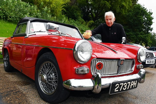 John Titterington with his 1963 MKI Midget.