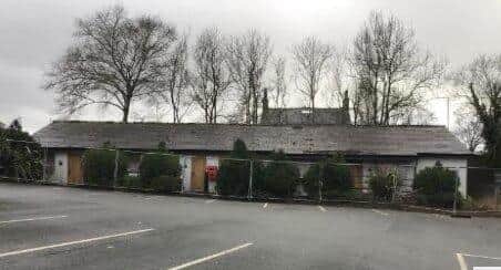 A single-storey building on the plot will be retained and used for shops and/or offices (image via Chorley Council planning portal)