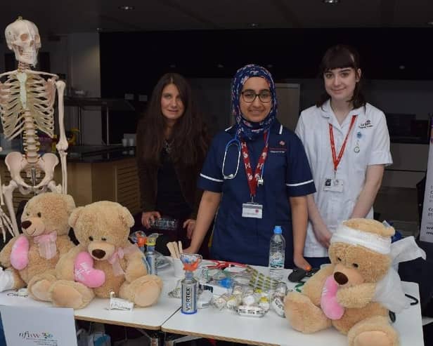 It's not just the teddies who can get a check-up at the Preston Health Mela (image courtesy of National Forum for Health & Wellbeing)