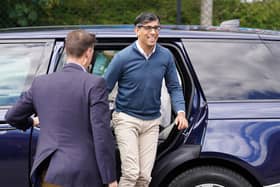 Rishi Sunak on the campaign trail (Picture: James Manning/PA Wire)