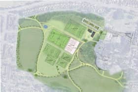 Plans show how the sports hub could look.