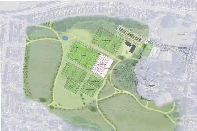 Plans show how the sports hub could look.