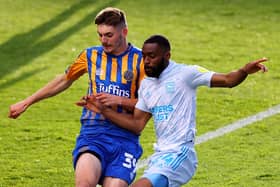 Tom Bloxham has joined Morecambe on loan from Shrewsbury Town Picture: Naomi Baker/Getty Images