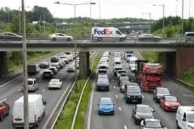 Extensive delays and a seemingly endless line of vehicles stretching over eight miles on the M6 Northbound.