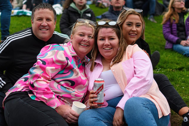 Crowds at the Thursday night Highest Point Festival at Williamson Park, Lancaster. Photo: Kelvin Stuttard