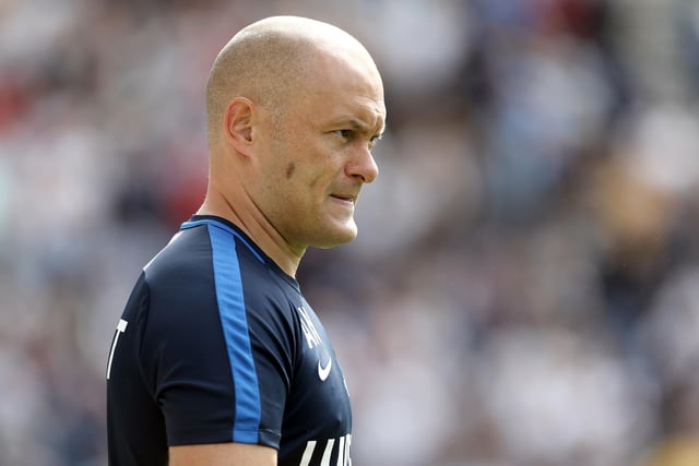 Preston North End manager Alex Neil looks on