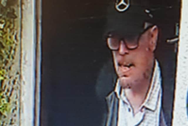 Police want to speak to this man in connection with a distraction burglary in Preston (Credit: Lancashire Police)