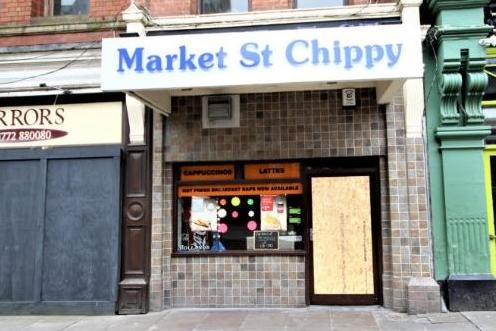 This well-known fish and chip business in Market Street is on offer for £49,950.
Before Covid, the turnover was £2,500 per week. 
It's fitted out with a serving counter, six pan Ban Marie, three pan Ellidge and Fairley range, water heater, domestic cooker, Casio touch screen till, Williams tall free standing fridge, Williams fish fridge and a Williams chest freezer.
Above the shop there is a one bedroom split level apartment which can be rented separately. The apartment currently does not have a separate entrance so will only suit an owner occupier.