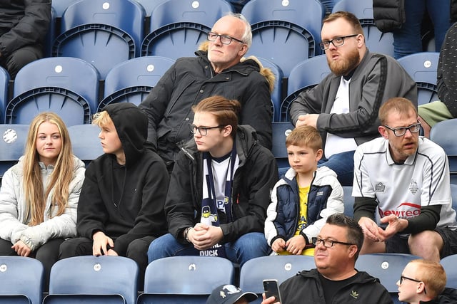 PNE fans at Deepdale