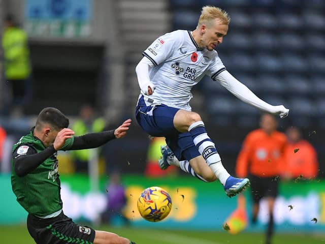 Liam Millar proved a threat for PNE on Saturday (photo: Dave Howarth/CameraSport)