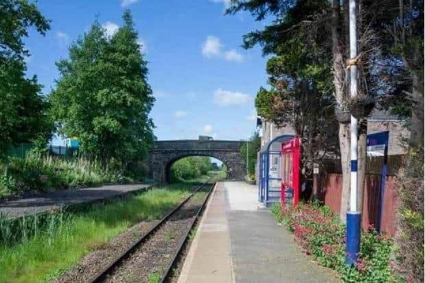 Croston Railway Station.