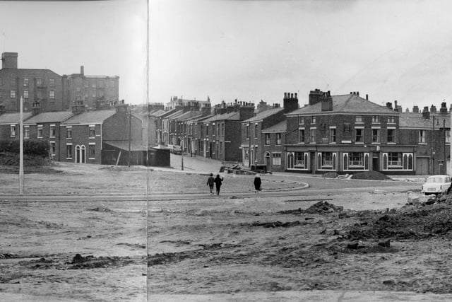 You would be hard pressed to know where in Preston this is as the area is completely unrecognisable from when this image was taken in 1964. It's the site of the old Aqueduct Bridge, off Fylde Road. The building you can see to the right is the Lime Kiln pub - now no longer standing. The picture would have been taken where the Citroen garage is on Fylde Road